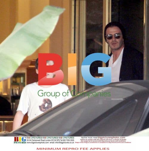 David Beckham and Brooklyn Shopping