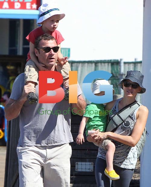 Naomi Watts and Liev Schreiber Bike Ride with Sons
