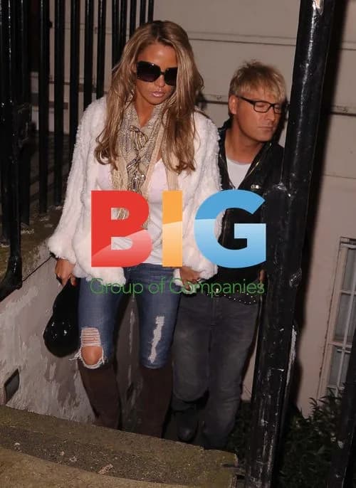 Katie Price with Leandro Penna in London