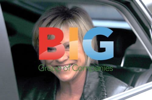 Celebs leaving 'Daybreak' in London