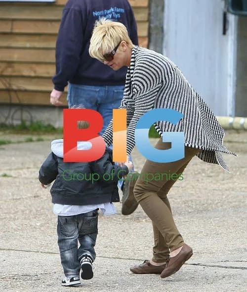 Kerry Katona and Son at North Park Farm