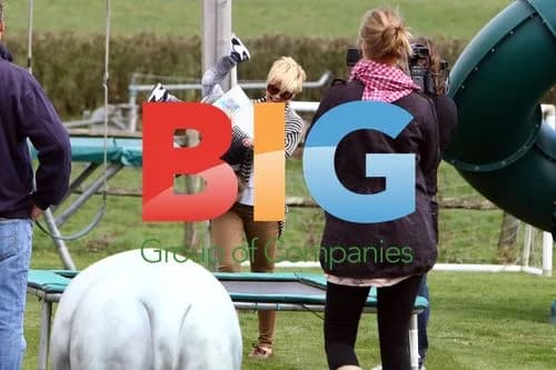 Kerry Katona chooses outdoor toys with son