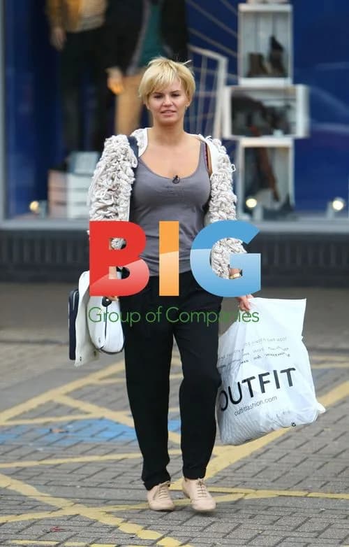 Kerry Katona Shopping in Croydon
