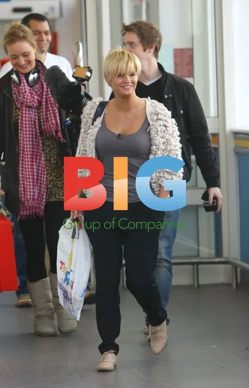 Kerry Katona goes shopping in Croydon
