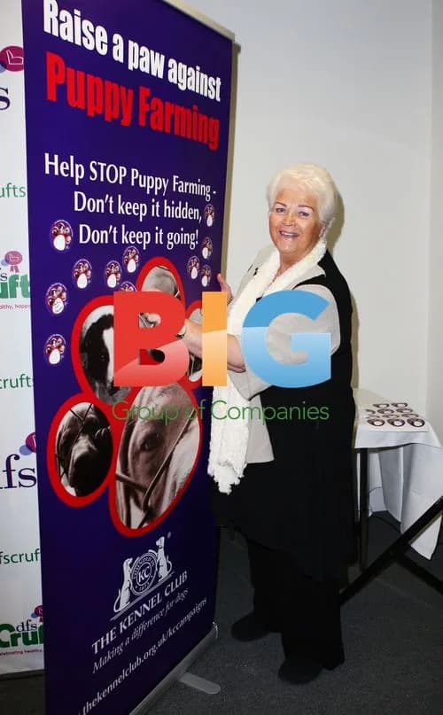 Pam St. Clement at Crufts 2011