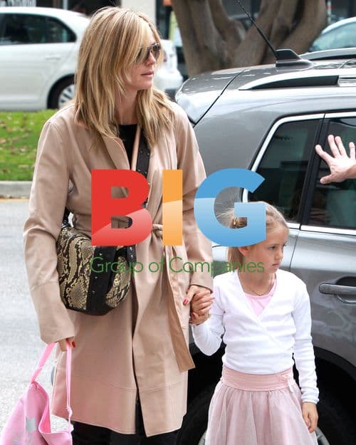 Heidi Klum and daughter at ballet