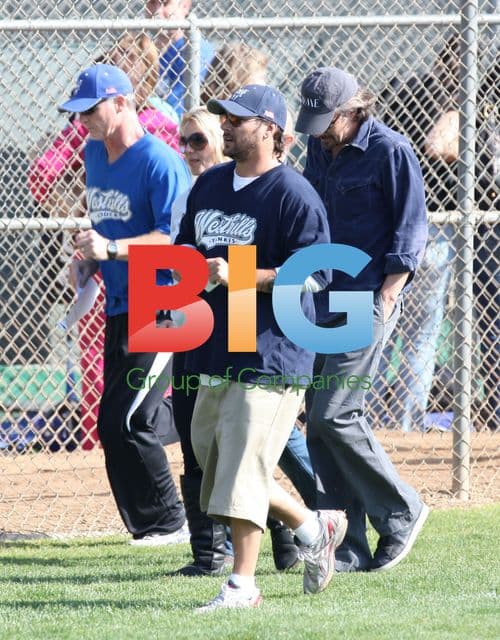 Britney Spears and Jason Trawick at Little League Game