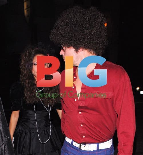 Nick Lachey and Vanessa Minnillo at Beso Party