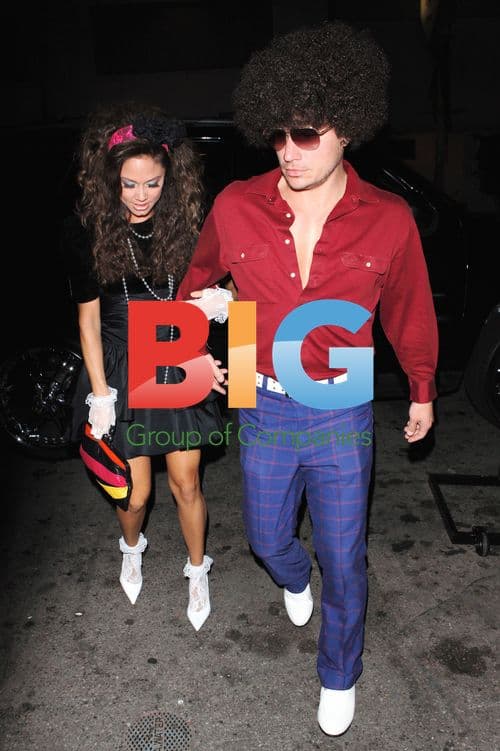 Nick Lachey and Vanessa Minnillo at Beso