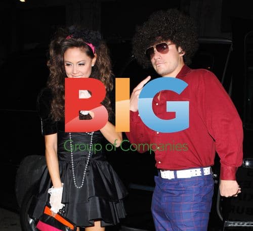 Nick Lachey and Vanessa Minnillo at Beso Party