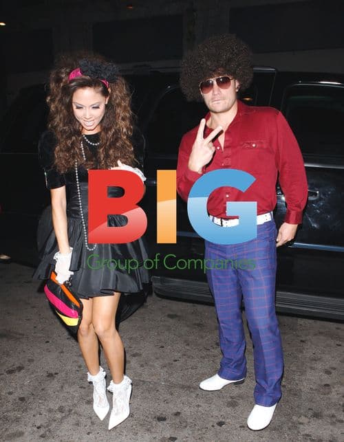 Nick Lachey and Vanessa Minnillo at Beso Party