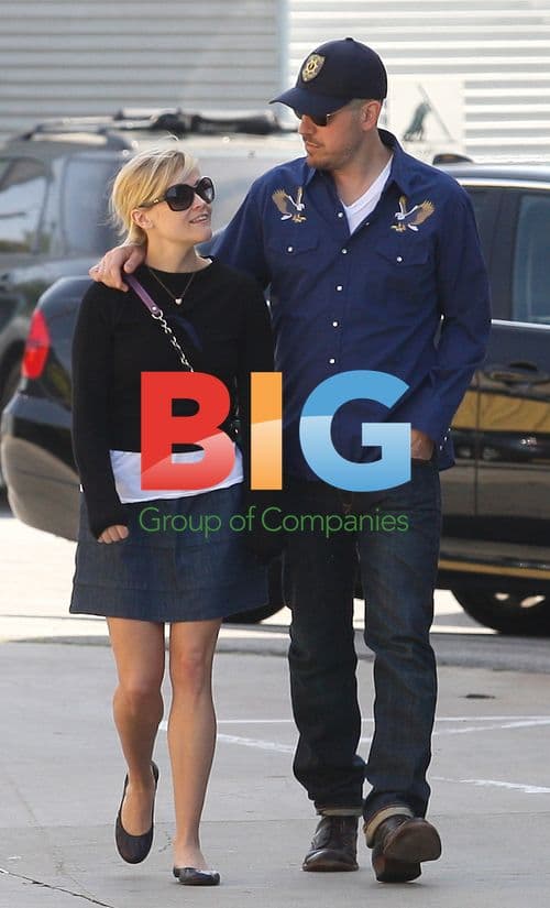 Reese Witherspoon and Jim Toth Leave Church