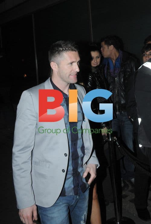 Robbie Keane and Claudine Out in London