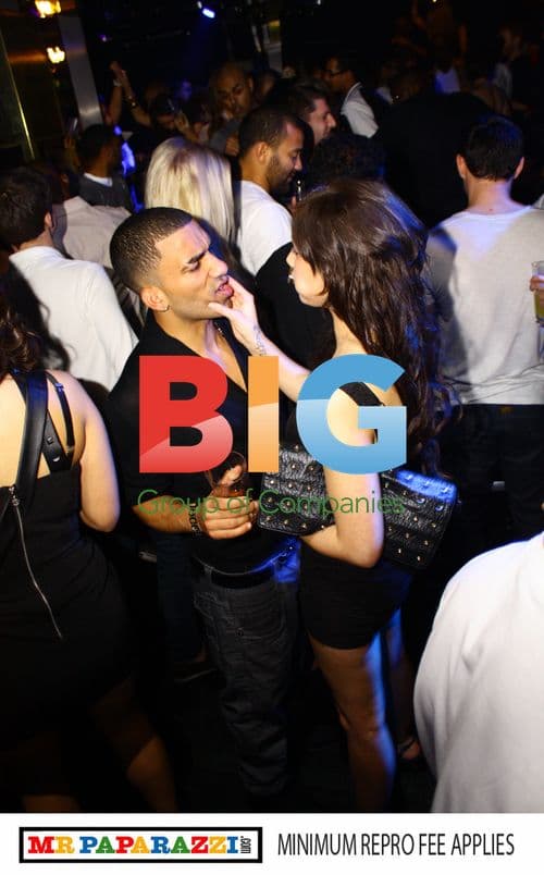 Aaron Lennon at Merah Nightclub