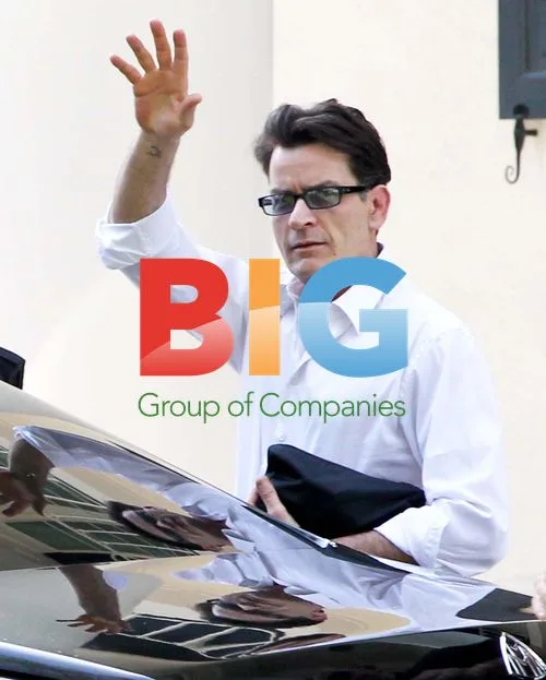 Charlie Sheen Arrives at Business Meeting