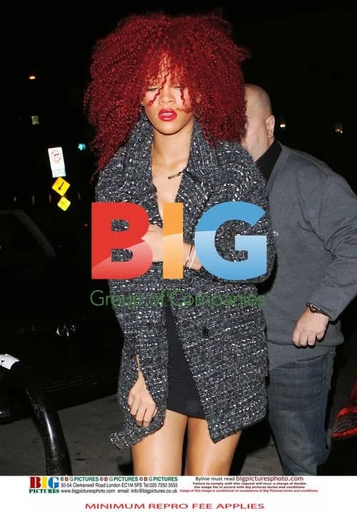 Rihanna Dines in Santa Monica
