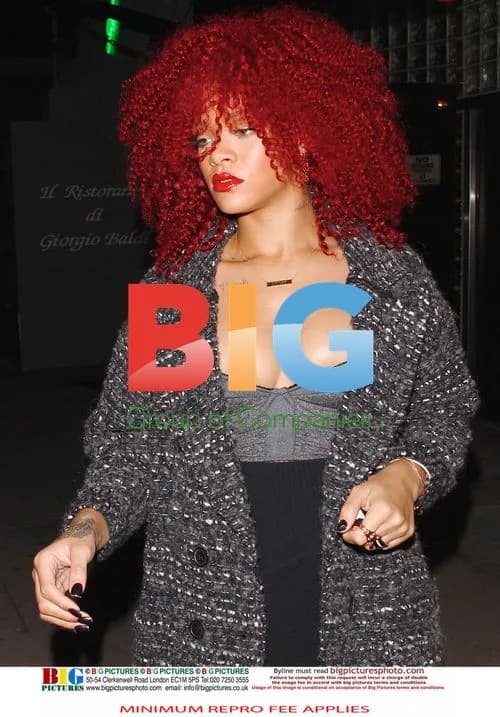 Rihanna Dining at Giorgio Baldi