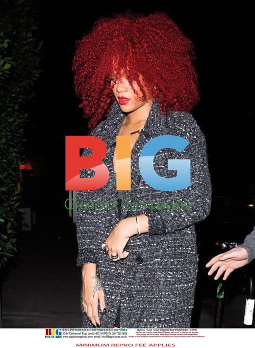 Rihanna Dines at Giorgio Baldi in Santa Monica