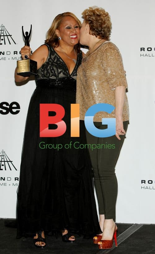 Darlene Love and Bette Midler at Rock Hall Induction