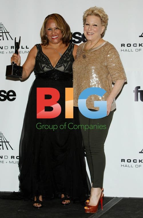 Darlene Love and Bette Midler at Rock Hall Induction