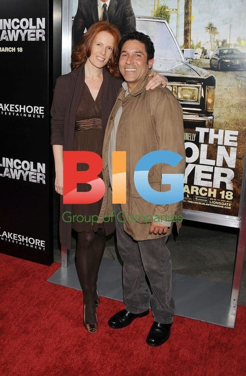 Oscar Nunez and Ursula Whittaker at "The Lincoln Lawyer" LA Screening