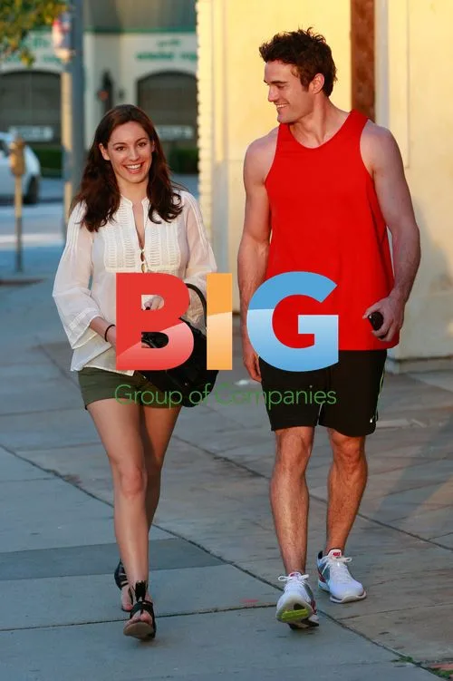 Kelly Brook and Thom Evans out in Beverly Hills