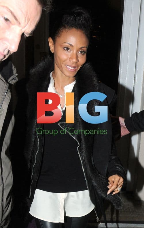 Jada Pinkett Smith Leaving Restaurant in London