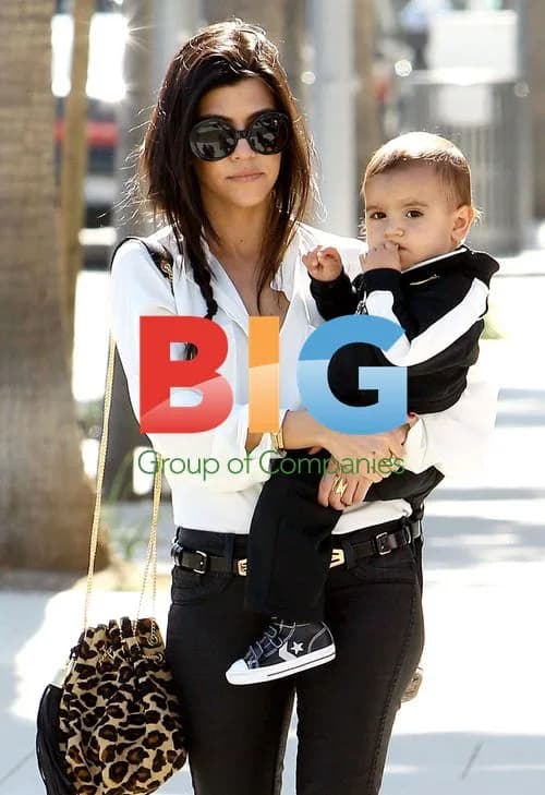Kourtney Kardashian out with son in Beverly Hills