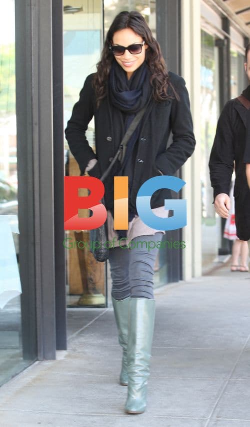 Rosario Dawson Seen Having Lunch in Brentwood