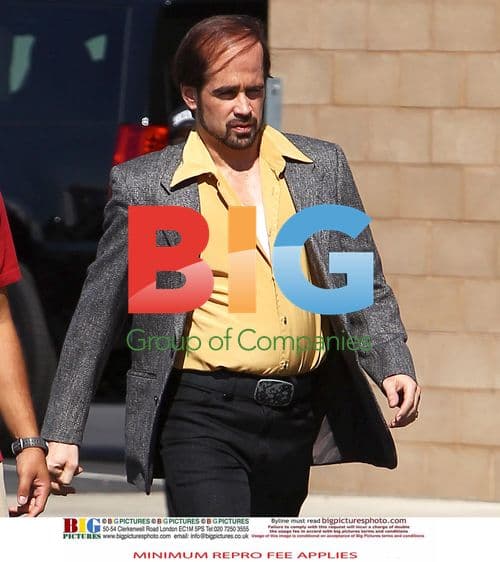 Colin Farrell on set of Horrible Bosses