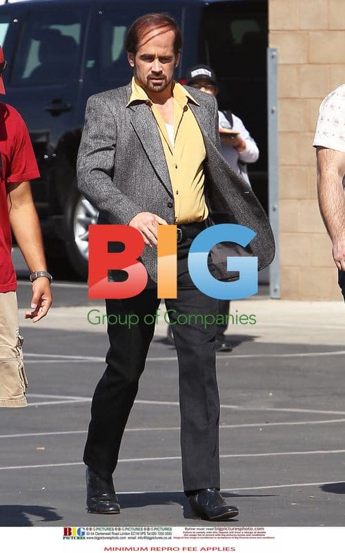 Colin Farrell on set of Horrible Bosses