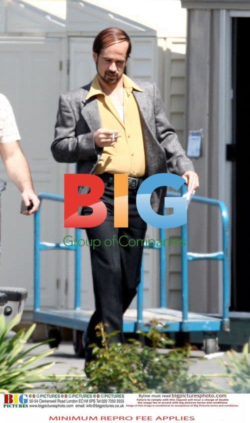 Colin Farrell on set of Horrible Bosses