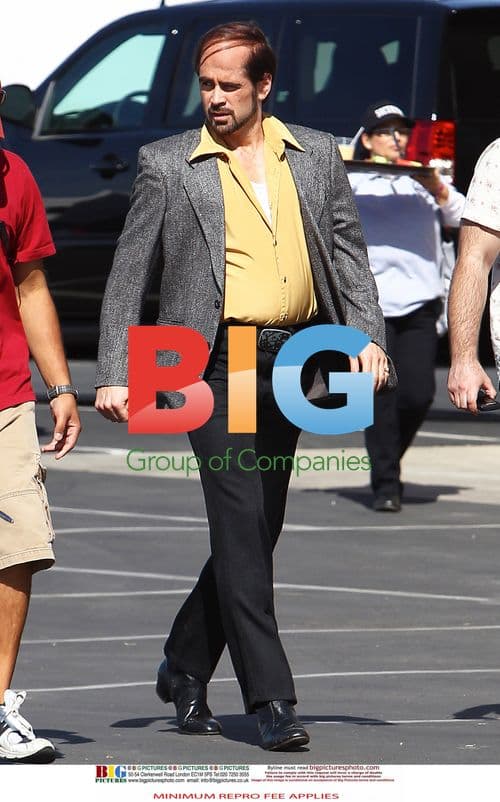 Colin Farrell on set of Horrible Bosses