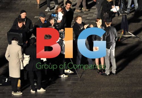 Emma Watson filming Lancome ad with Mario Testino