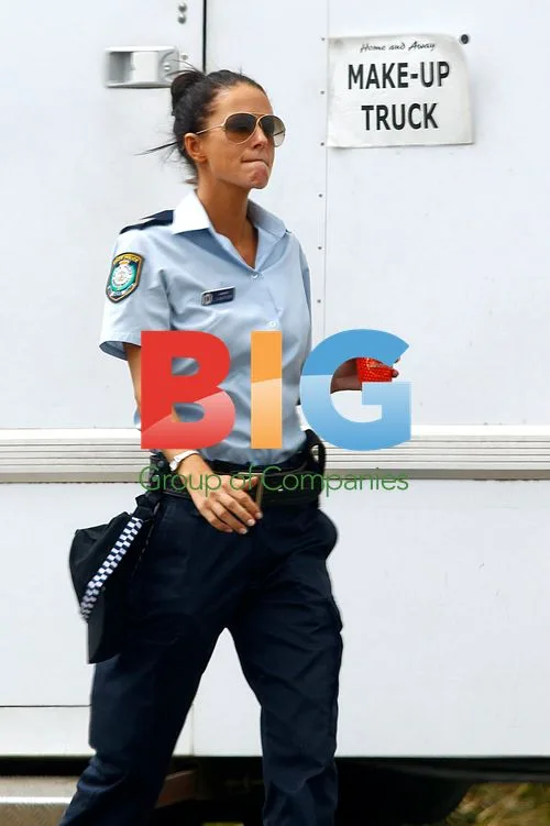 Esther Anderson on 'Home and Away' set