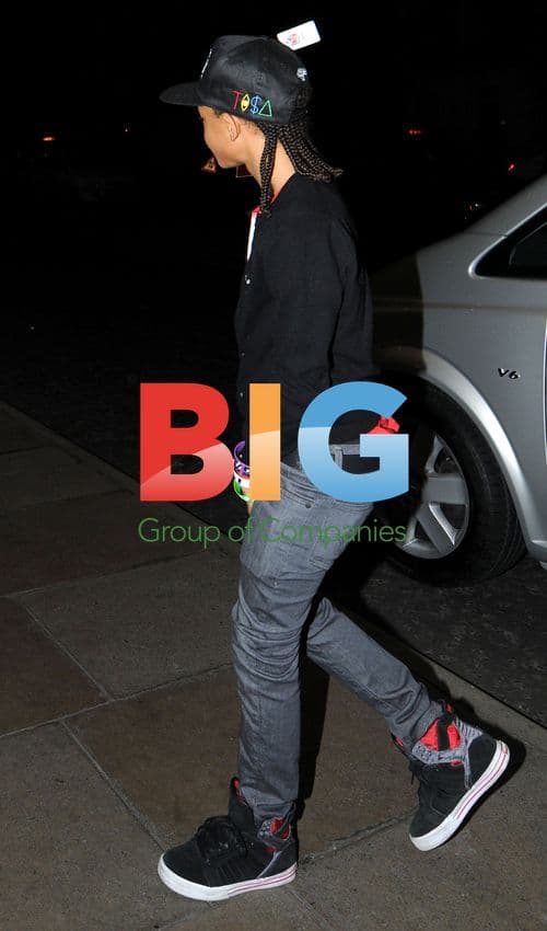 Jaden Smith Arrives at Hotel in London