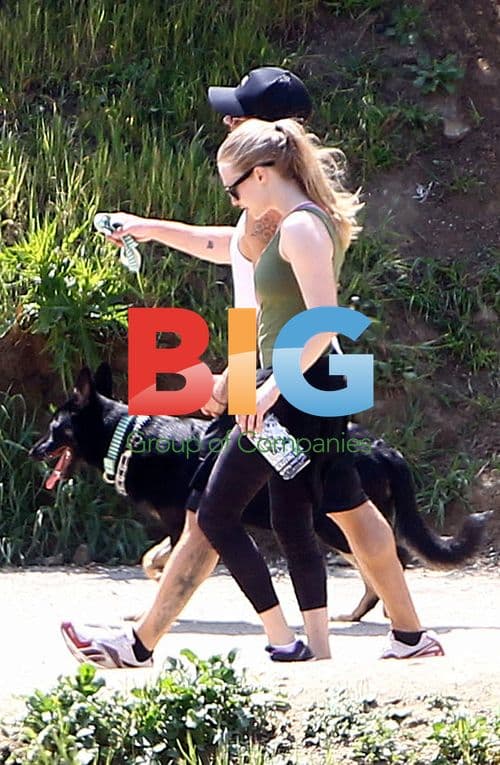 Ryan Phillippe and Amanda Seyfried Out Walking Dog