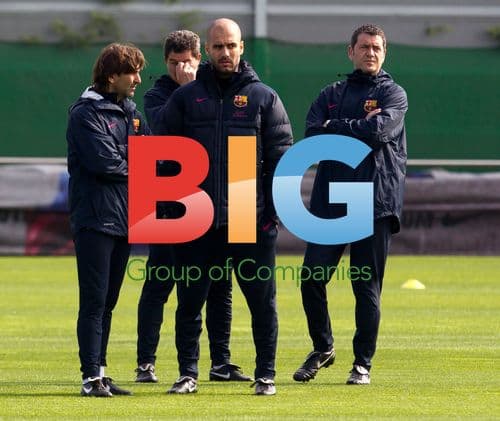 Barcelona Team Training Session