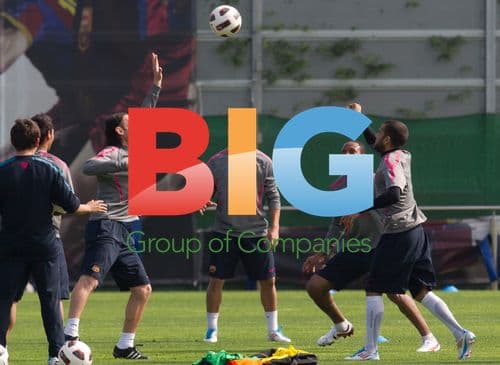 Barcelona Team Training Session