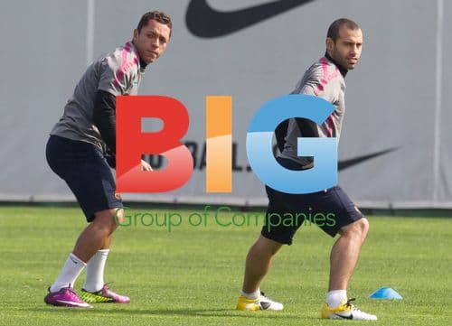 Barcelona Team Training Session