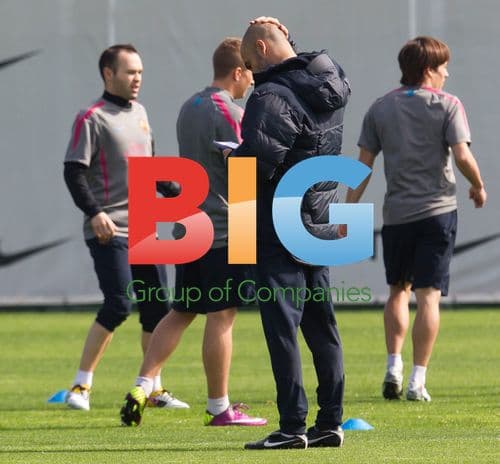 Barcelona Team Training Session