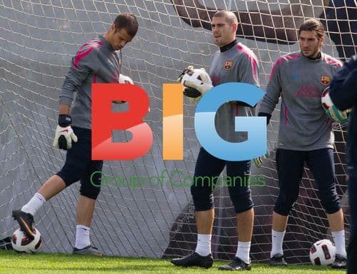 Barcelona Team Training Session