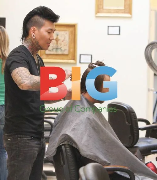 Gabriel Aubry gets haircut in Beverly Hills