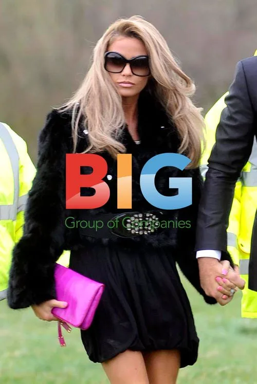 Katie Price and Leandro Penna at Cheltenham Festival