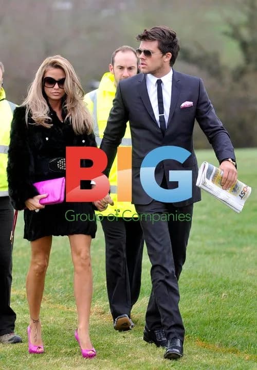 Katie Price and Boyfriend at Cheltenham