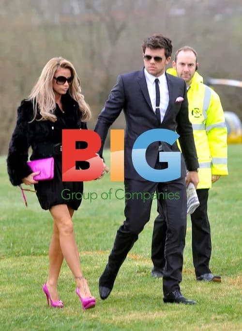 Katie Price with boyfriend at Cheltenham Festival