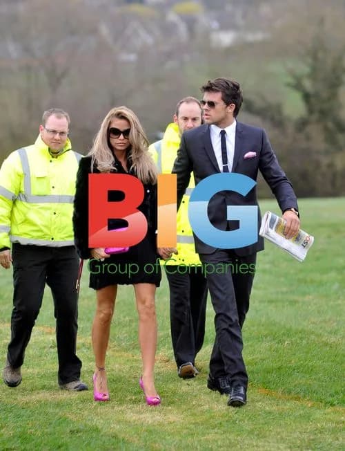 Katie Price and Leandro Penna at Cheltenham