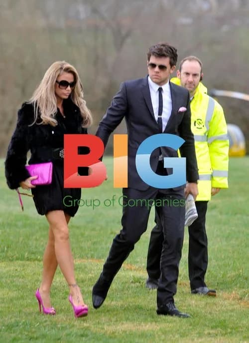 Katie Price with boyfriend at Cheltenham Festival