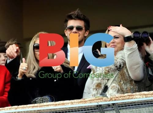 Katie Price and Leandro Penna at Cheltenham Festival