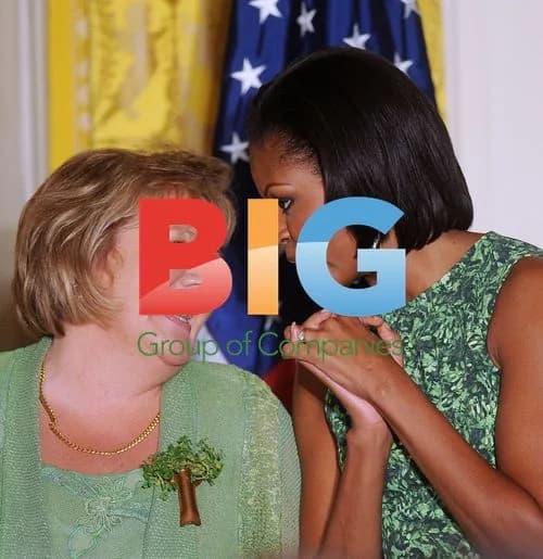 Michelle Obama and Fionnuala O'Kelly at White House